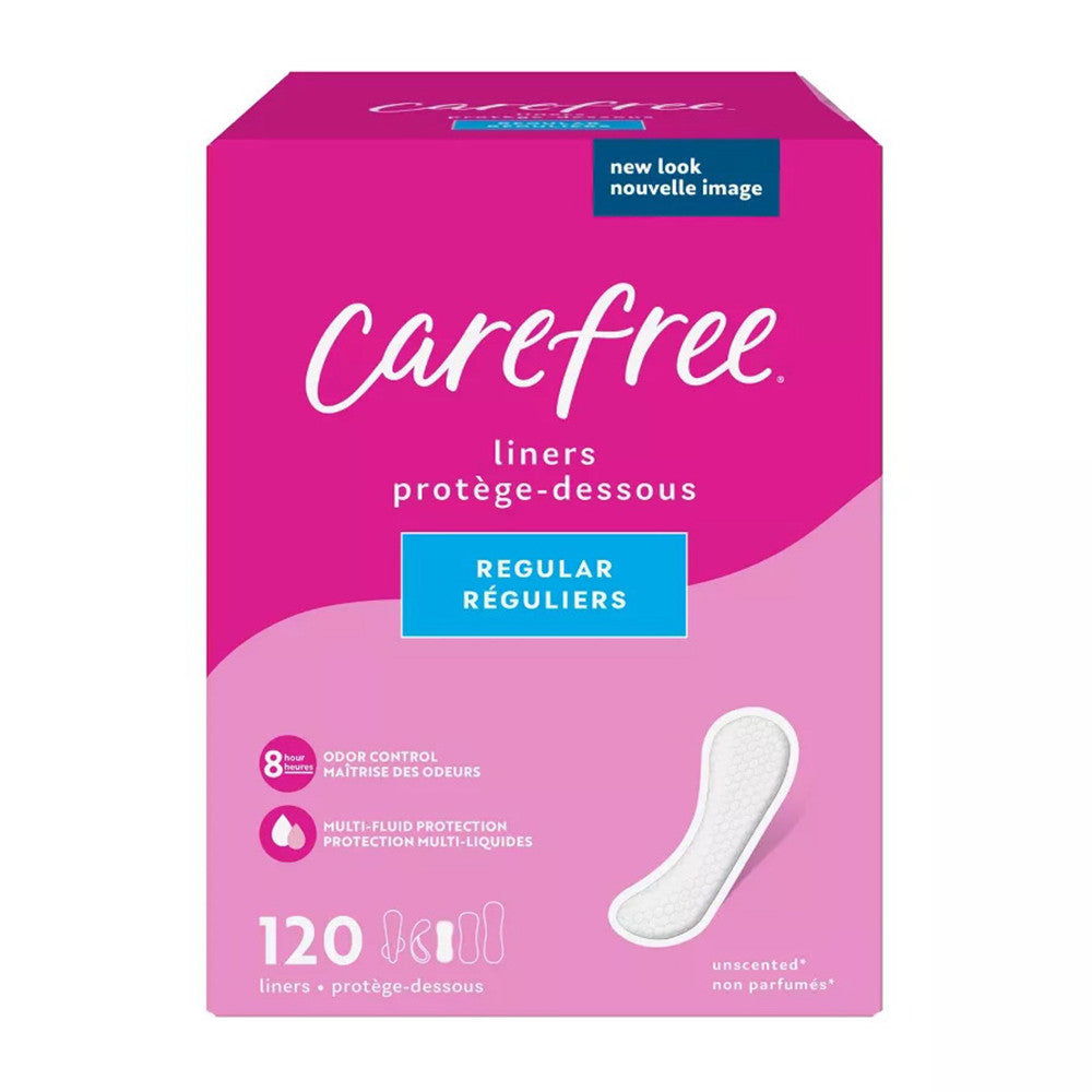 Carefree Acti Fresh Panty Liners, regular, 120 Ea